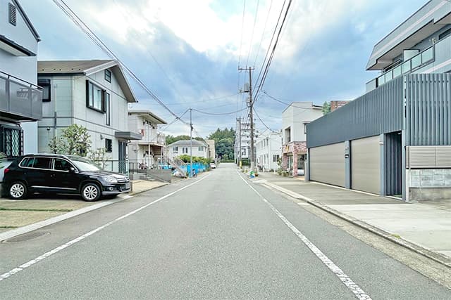 前面道路