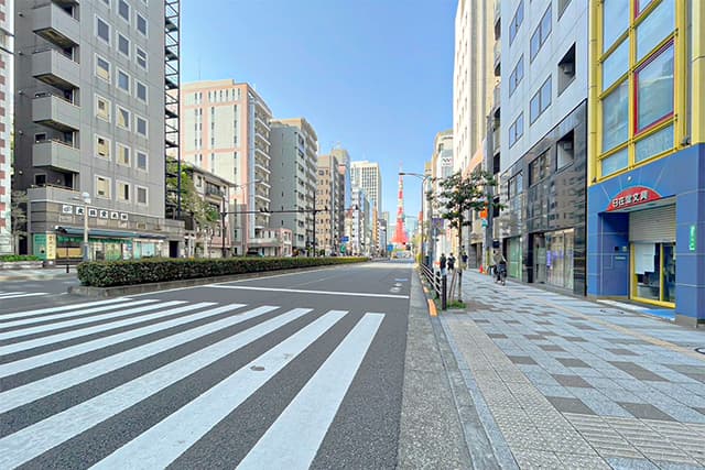周辺道路（桜田通り）
