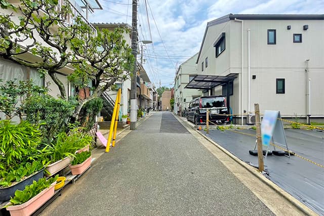 前面道路①