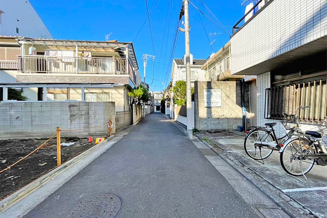 前面道路②
