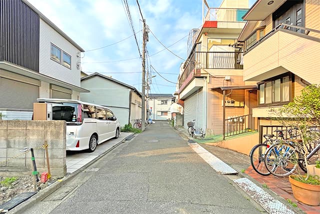 前面道路②