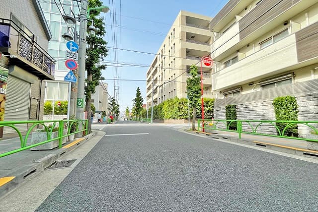 前面道路②