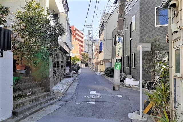 前面道路②