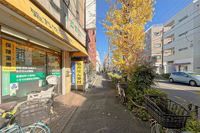 前面道路①