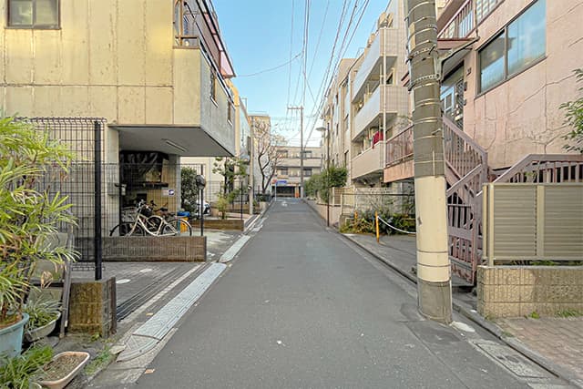 前面道路①