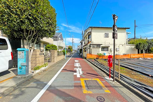 前面道路②