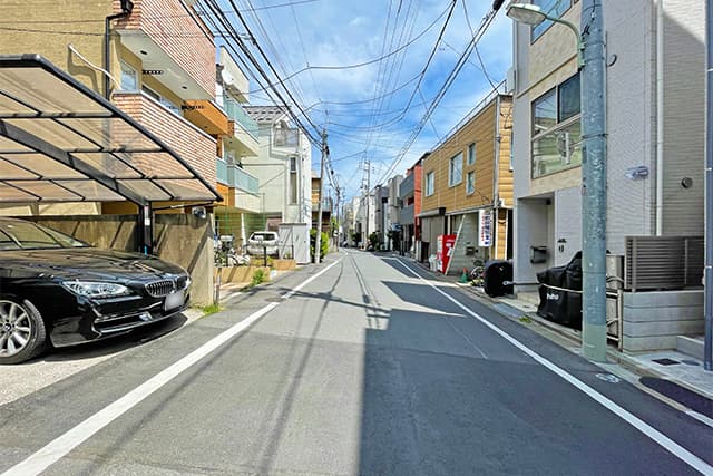 前面道路①