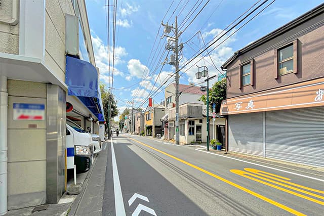 前面道路①