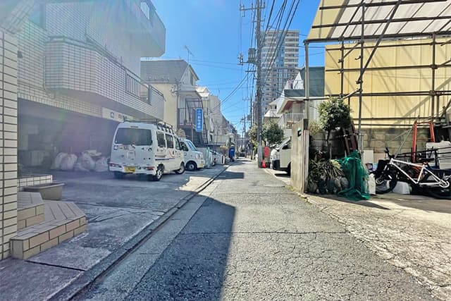 前面道路②