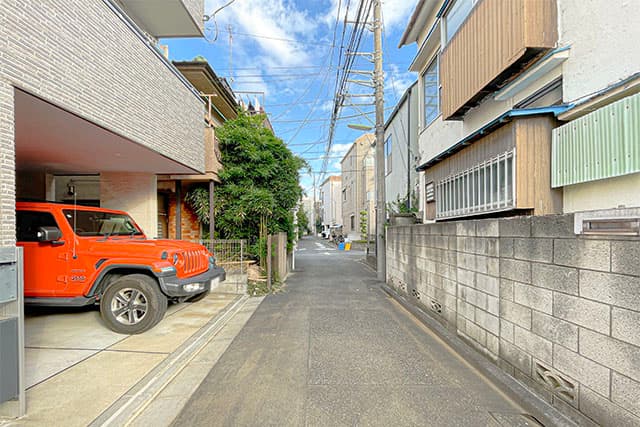 前面道路①