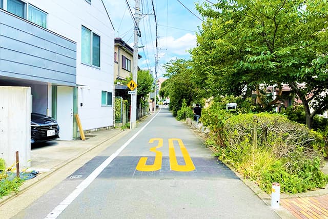 前面道路②