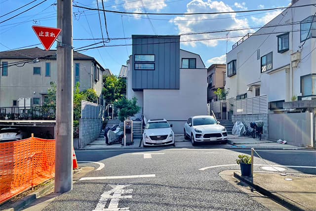 前面道路②