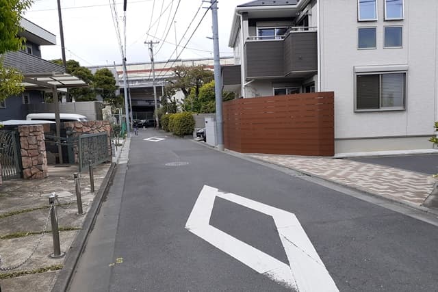 前面道路①