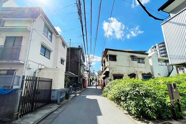 前面道路②