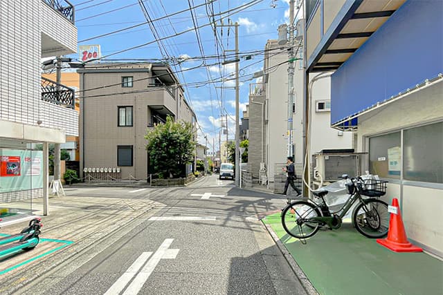 前面道路②