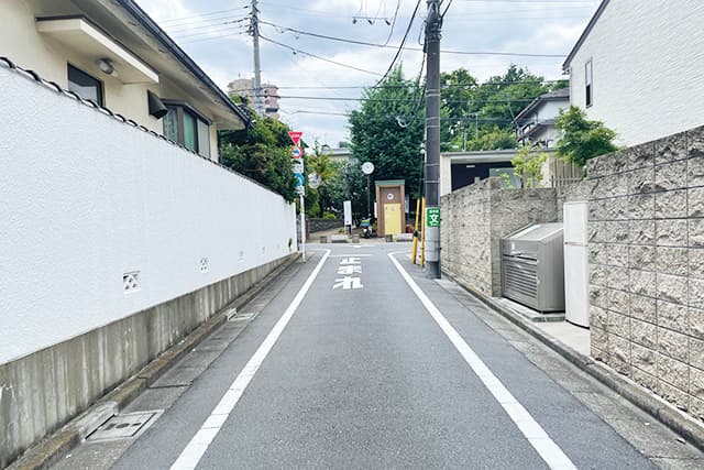 前面道路②