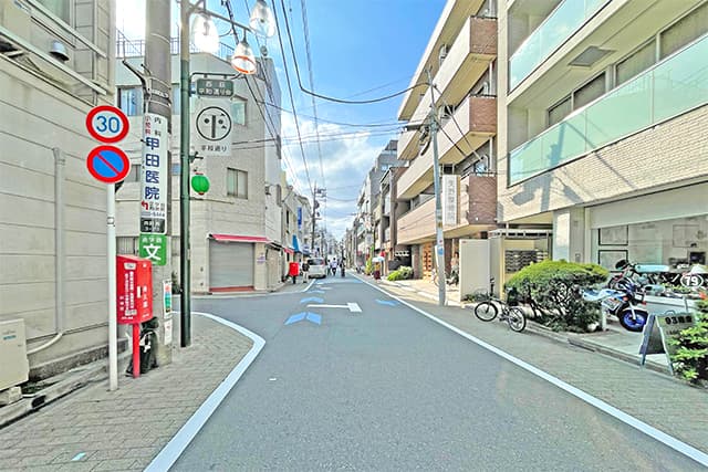 前面道路②