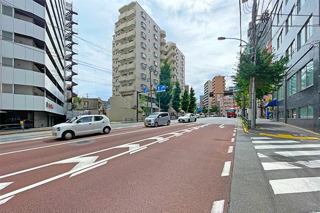 周辺道路②（不忍通り）