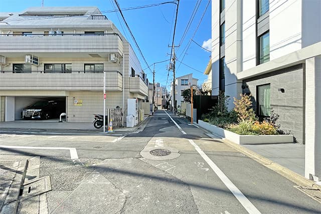 前面道路