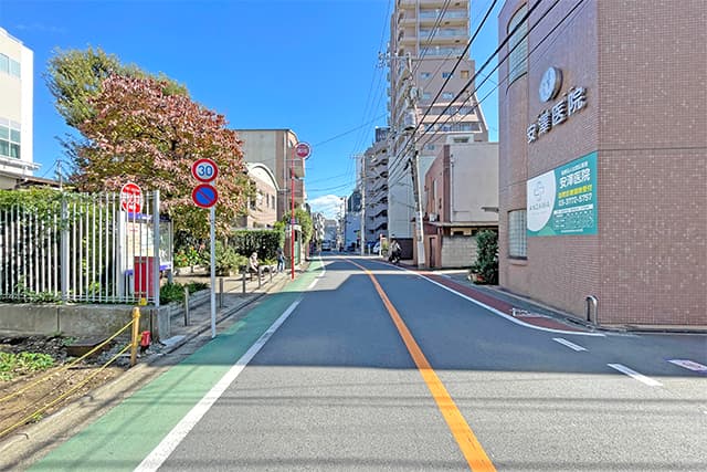 前面道路②