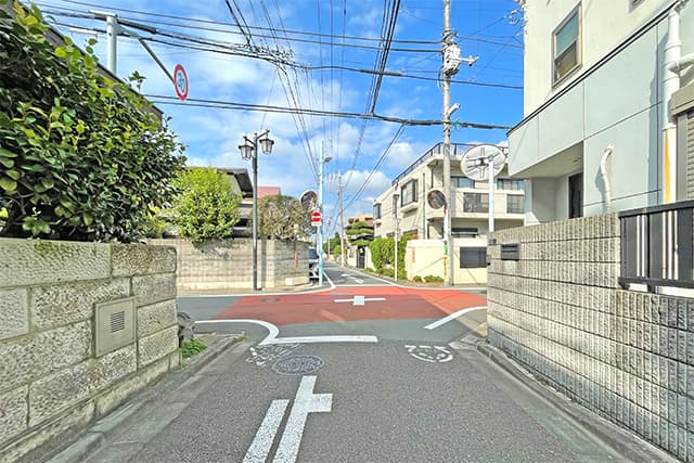 前面道路①