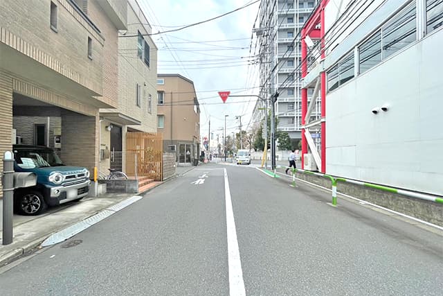 前面道路②