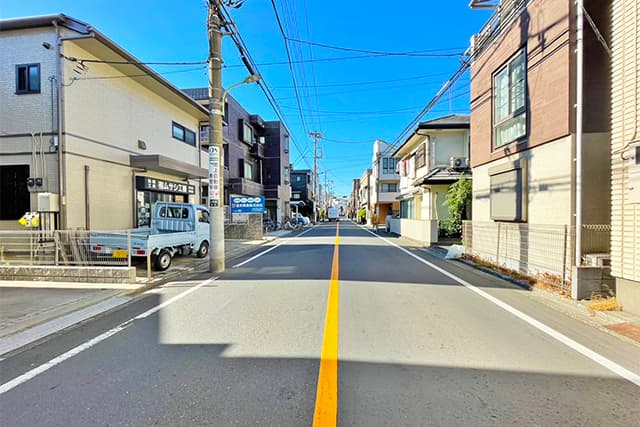 前面道路②