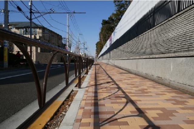 綺麗な遊歩道