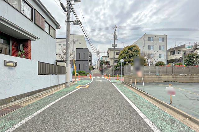 前面道路②