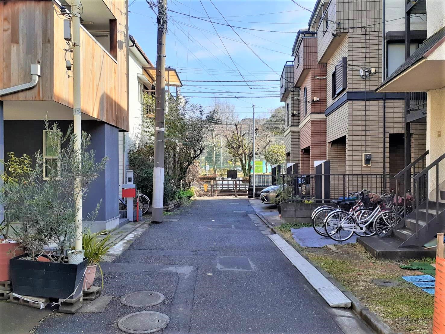 前面道路②