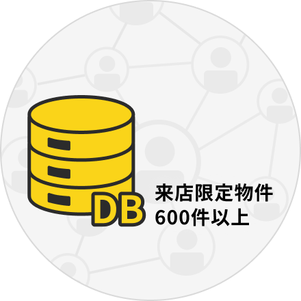 来店限定物件600件以上